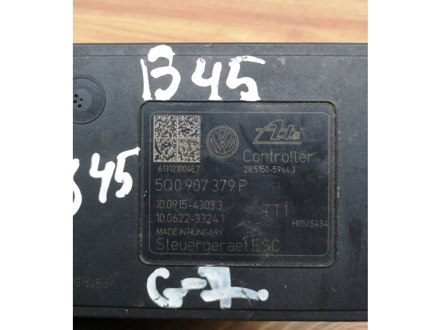 Блок АБС 5Q0907379P, 28515059643 Volkswagen Golf VII 2013 - 2019 года