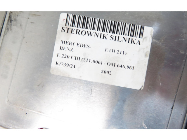 Řídící jednotka 0281010706, 6461530179 Mercedes-Benz E AMG W211 2002