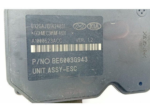 Блок управления АБС 58920-1W570, BE6003G943   KIA Rio