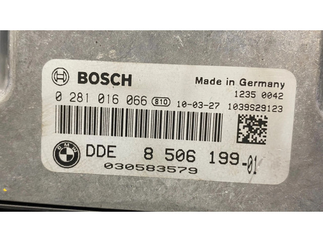 Řídící jednotka 0281016066, 6954722 BMW 5 E60 E61 2010