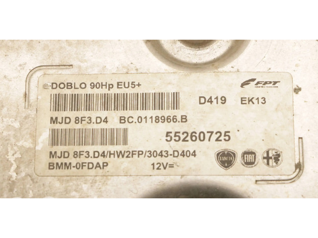 Řídící jednotka 55260725 Fiat Doblo 2016