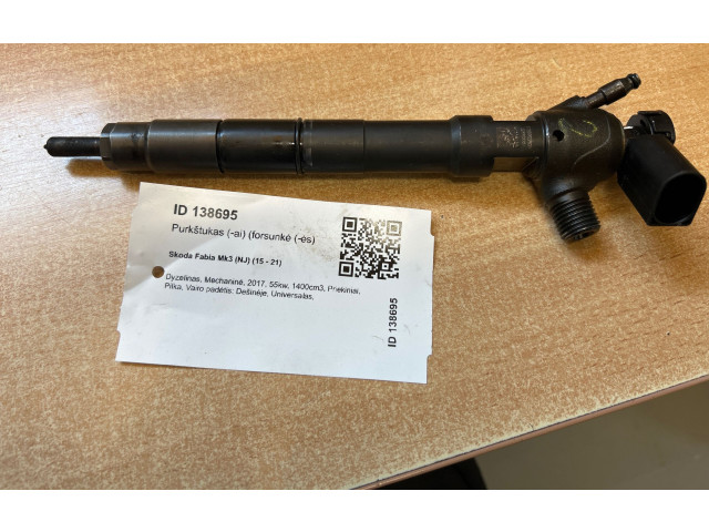 Форсунка 04B130277J Skoda Fabia Mk3 (NJ)