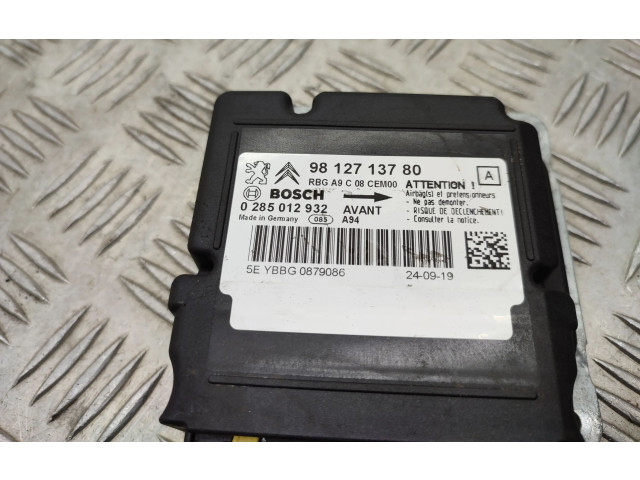 Блок подушек безопасности 0285012932, 9812713780 Peugeot 2008 I