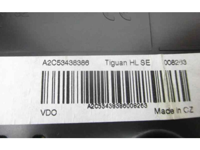 Přístrojová deska Volkswagen Tiguan 2011 5N0920872C