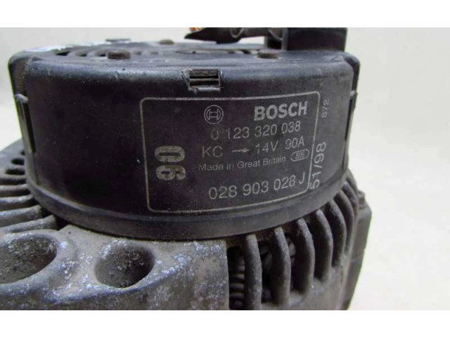 Генератор 0123320038, 028903028J Volkswagen Caddy