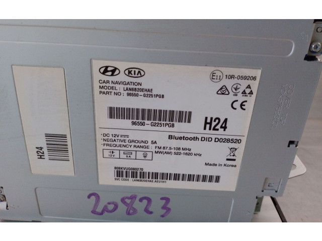 Дисплей    96550G2251PGB, 96550G2251PGB   Hyundai Ioniq