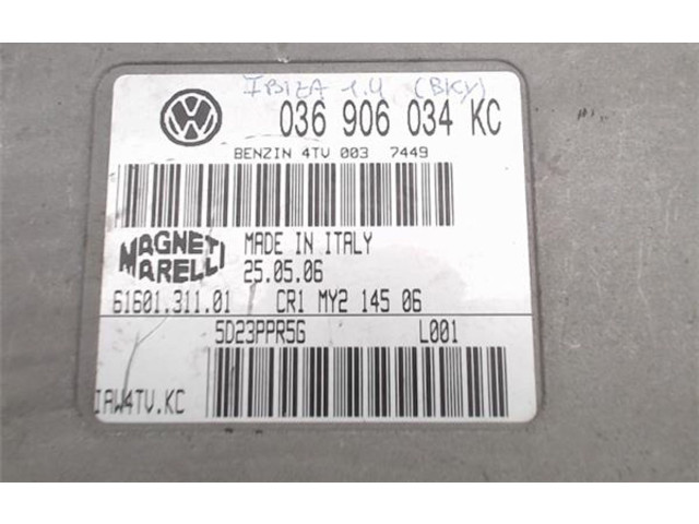 Блок управления (036906034KC), (IAW4TVKC)   Seat Ibiza III (6L)