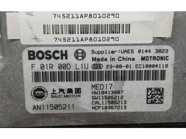 Блок управления двигателя AN11505211, F01R00DL1U   MG ZS