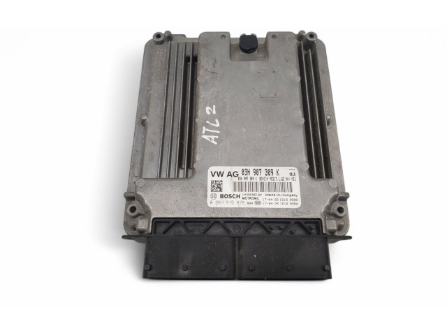 Блок управления двигателя 03H907309K Volkswagen Atlas