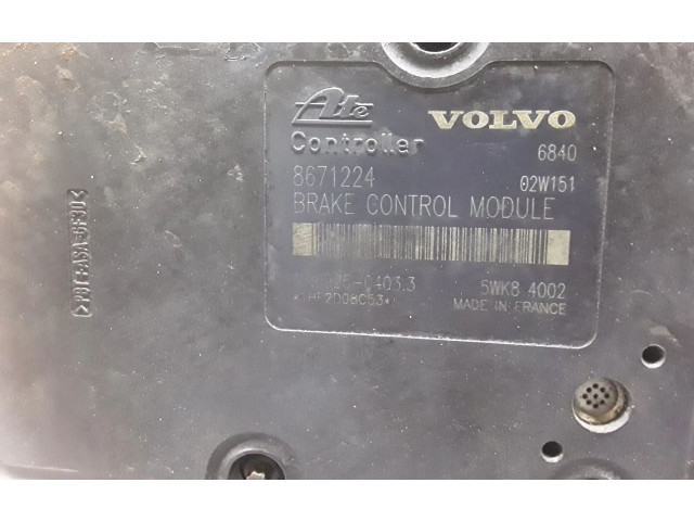 Блок АБС 8671224, P08671223   Volvo  V70  2000 - 2004 года