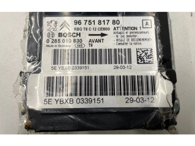 Блок подушек безопасности 9675181780, 0285010830 Peugeot 5008