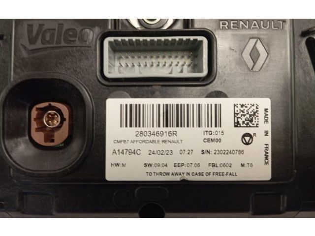 Дисплей    280346916R   Renault Clio V