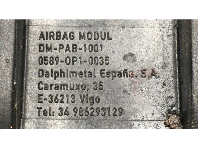 Подушка безопасности пассажира 05890P10035, 34151236B   Peugeot 5008