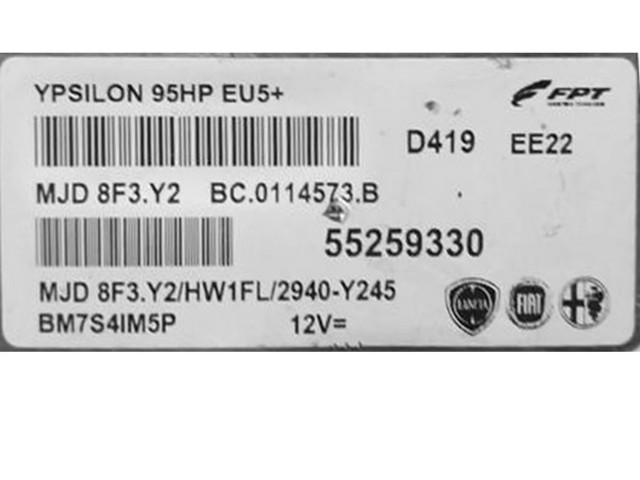Блок управления двигателем Блок управления 55259330, 2940-Y245   Lancia Y 840