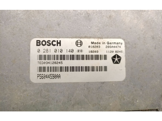 Блок управления двигателя P56044590AA, 0281010140BOSCH Jeep Grand Cherokee (WJ)