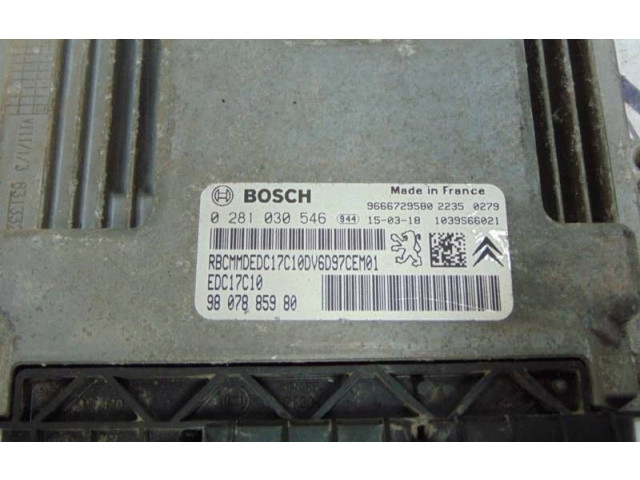 Рулевая рейка  Блок управления двигателя 9807885980   Citroen C-Elysée 2012 -  года