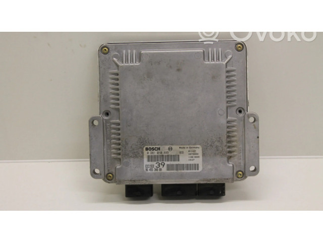 Блок управления двигателя 0281010885, 9645534880   Citroen C5