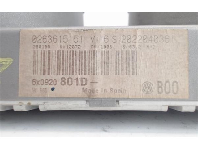 Панель приборов 6X0920801D Volkswagen Lupo