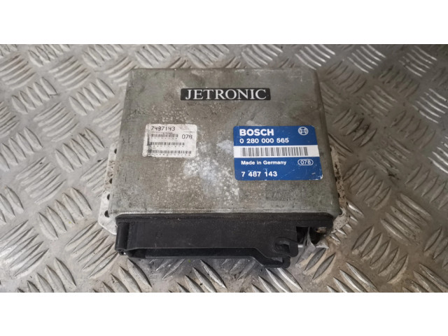 Блок управления двигателя 0280000565, 7487143   Saab 9000 CC