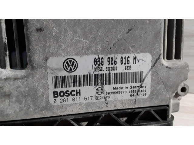 Řídící jednotka 0281011617, 03G906016M Volkswagen Golf V 2005