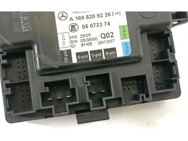 Блок комфорта A1698209226 Mercedes-Benz A W169