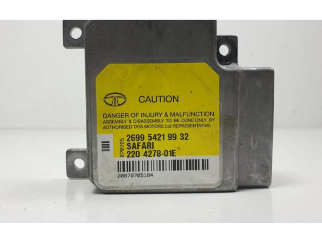 Блок управления надувных подушек 269954219932, 220427801E Tata Safari