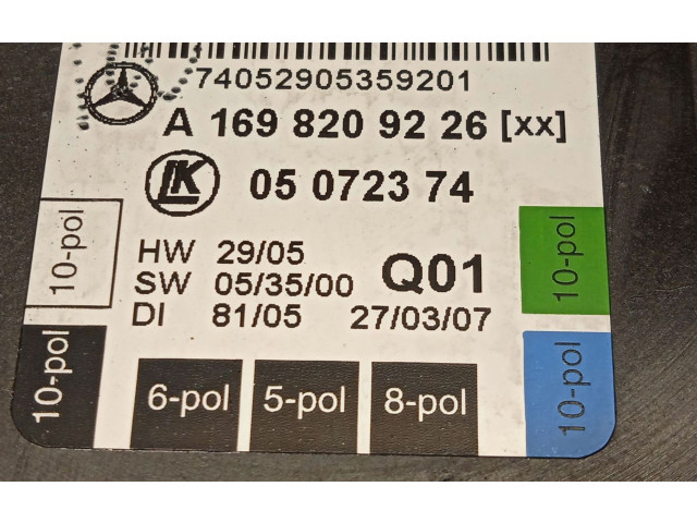 Блок комфорта A1698209226, 05072374   Mercedes-Benz A W169   