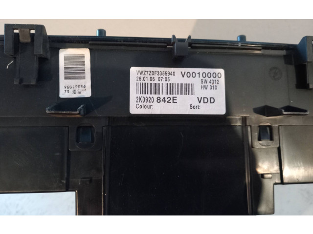 Панель приборов 2K0920842E, V0010000 Volkswagen Caddy