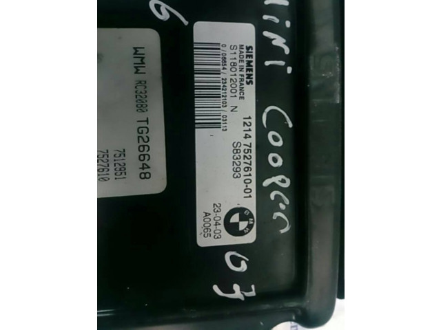 Řídící jednotka siemens, S118012001   Mini One - Cooper R50 - 53 2003