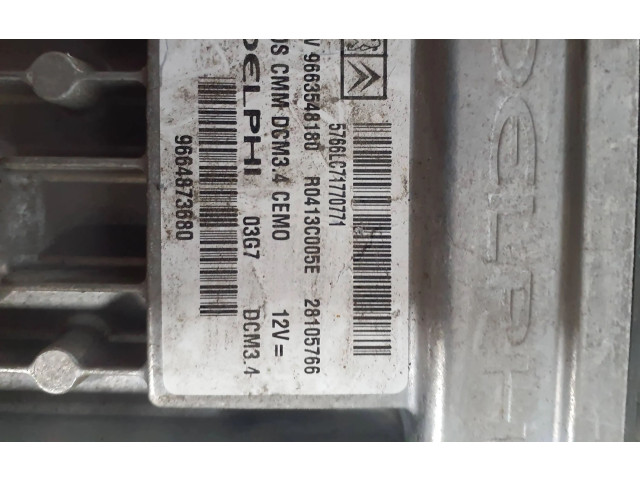 Řídící jednotka 9663548180, R0413C005E Peugeot 307 CC 2004