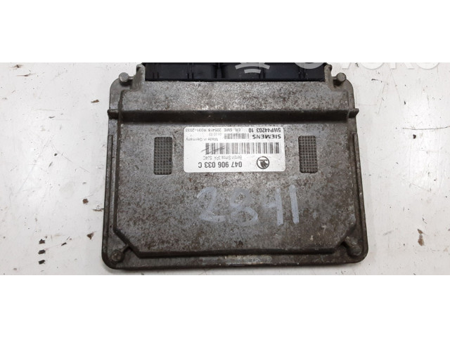 Блок управления двигателя 047906033, 2841 Skoda Fabia Mk1 (6Y)