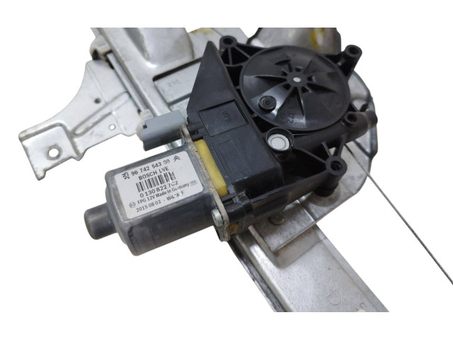 Передний комплект электрического механизма для подъема окна 9673154380, A002C501 Peugeot 208