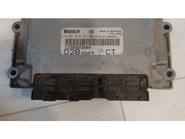 Блок управления двигателя 1336825080, 0281010931   Peugeot Boxer