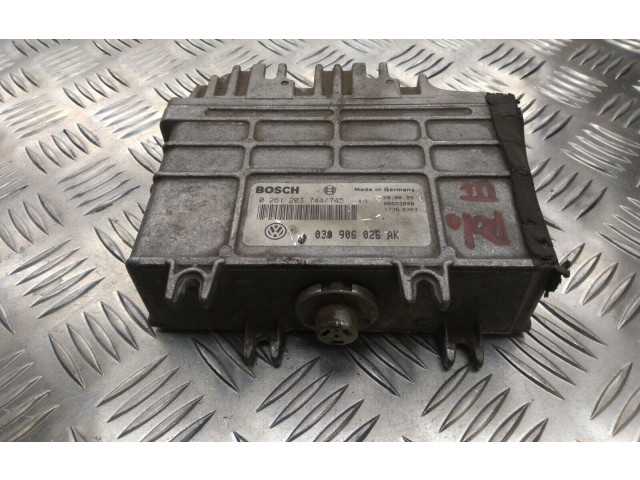 Блок управления двигателя 030906026AK Volkswagen Polo III 6N 6N2 6NF