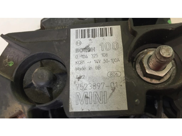 Генератор 752389701, 0124325108 Mini One - Cooper R50 - 53 1.6