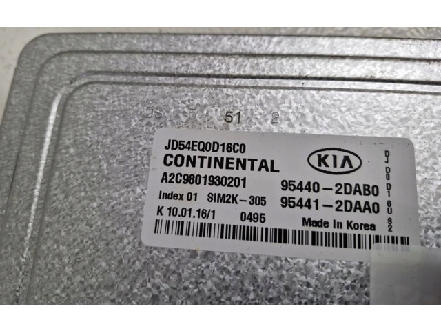 Подушка безопасности двери 95440-2DAB0   KIA Pro Cee'd II