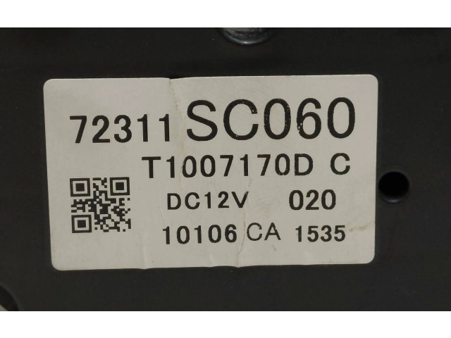 Блок управления климат-контролем 72311SC060, 10106CA Subaru Forester SH