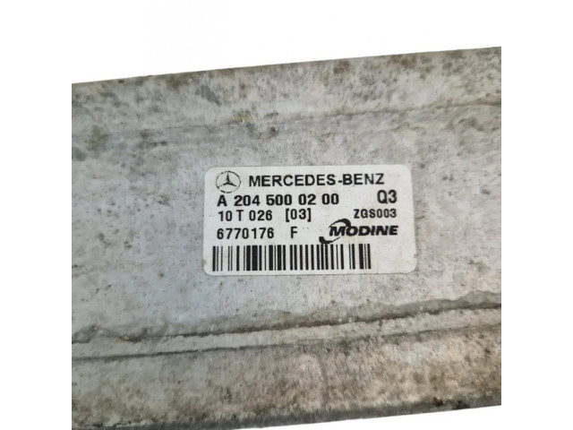 Интеркулер  a2045000200   Mercedes-Benz E W212 2.2