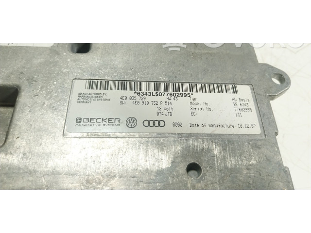 Блок управления 4E0910732P, 4E0035729 Audi A8 S8 D3 4E