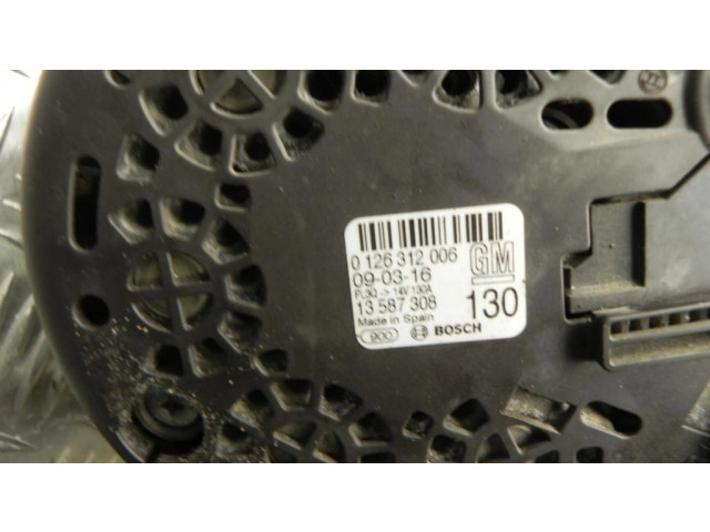 Генератор 13587308, VD10331 Vauxhall Astra K 1.4