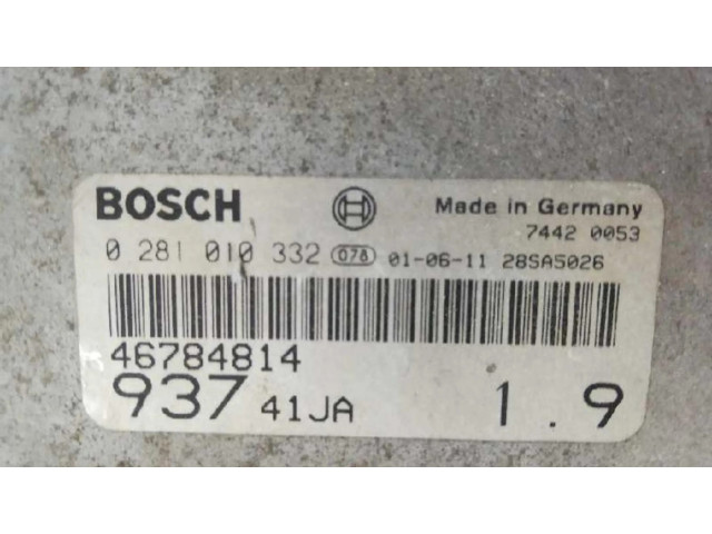 Řídící jednotka 0281010332 Alfa Romeo 166