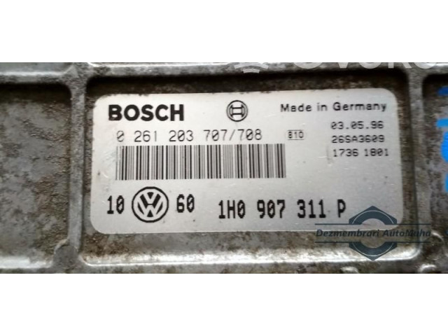 Блок управления двигателем Блок управления 17361801, 1H0907311P Volkswagen Golf III