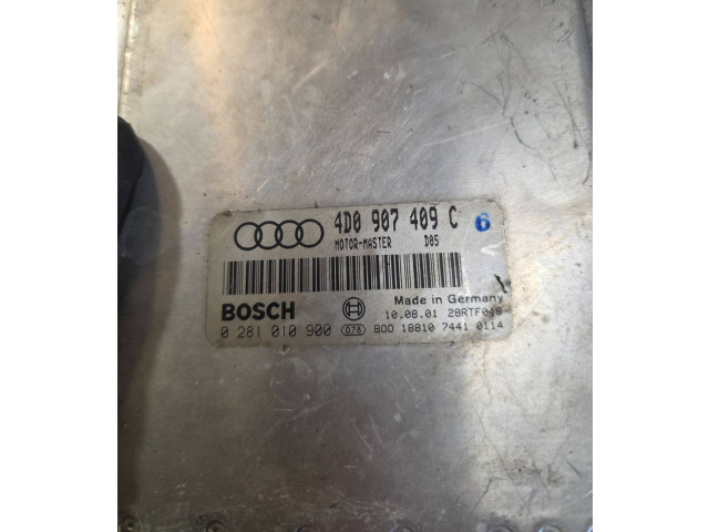 Блок управления двигателя 4D0907409C, 28RTF048 Audi A8 S8 D2 4D