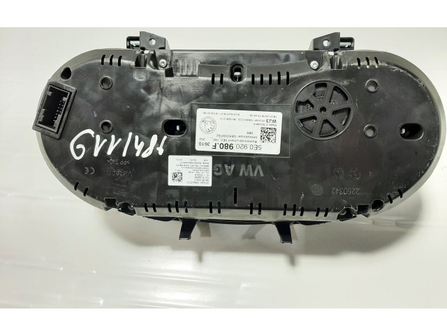 Панель приборов 5E0920980F Skoda Octavia Mk3 (5E)