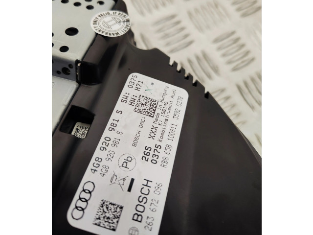 Панель приборов 4G8920981S Audi A7 S7 4G