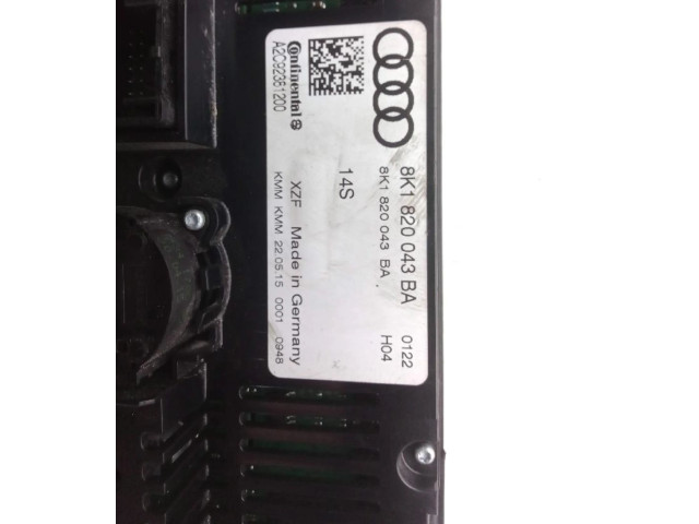 Блок управления климат-контролем 8K1820043BA   Audi Q5 SQ5