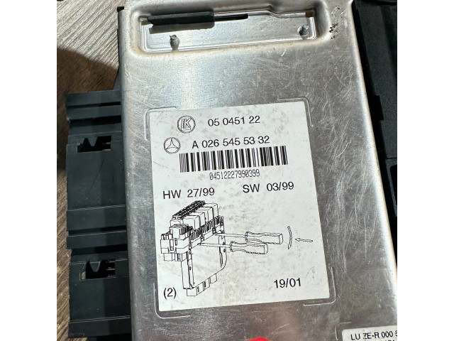 Pojistková skříňka A0265455332, 05045122 Mercede-Benz S W220 2001