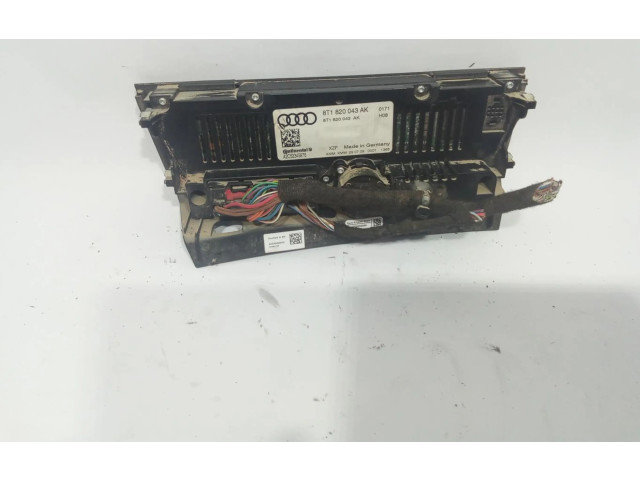 Блок управления климат-контролем 8T1820043AK Audi A5 8T 8F