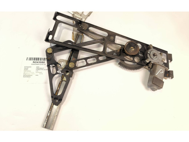 Передний комплект электрического механизма для подъема окна    Chevrolet Corvette