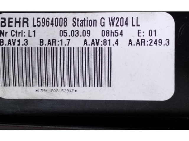 Вентилятор печки L5964008, L596400815294P Mercedes-Benz E W212